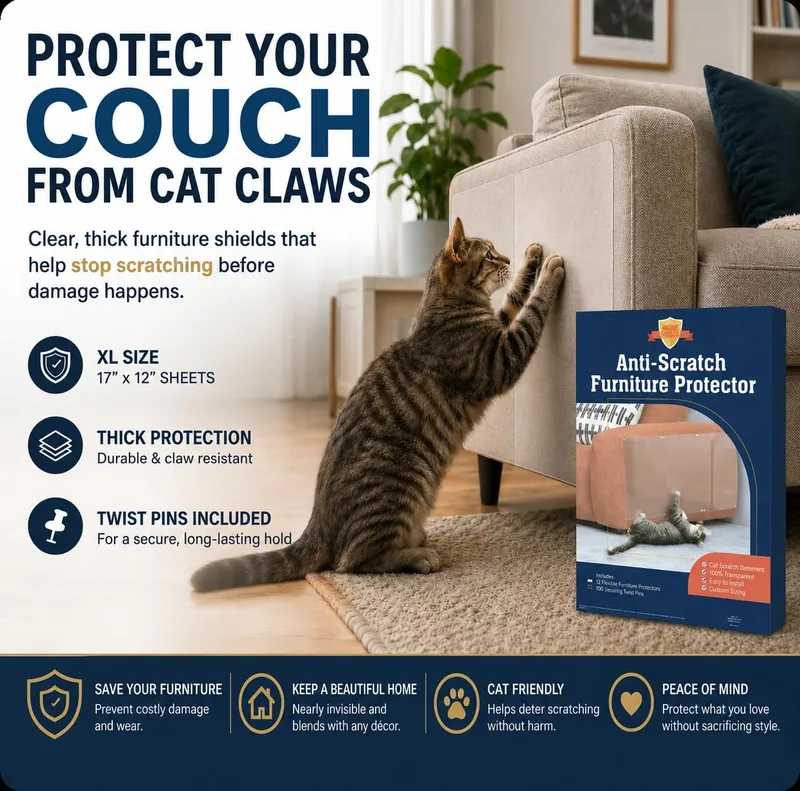Stelucca Amazing Shields Cat Scratch Furniture Protector - 12 Pack XL — image 6