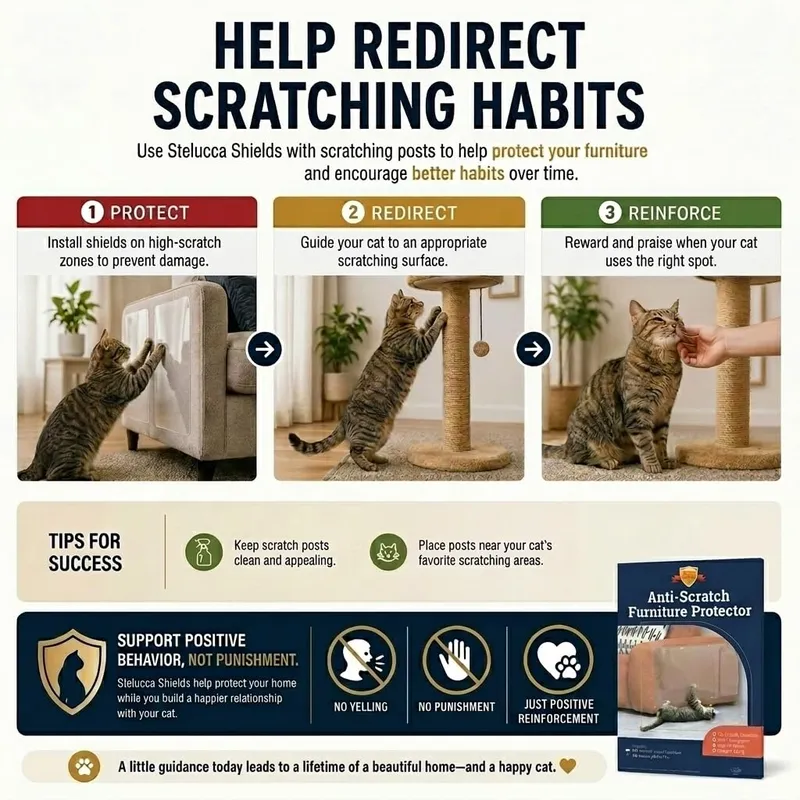 Stelucca Amazing Shields Cat Scratch Furniture Protector - 12 Pack XL — image 7