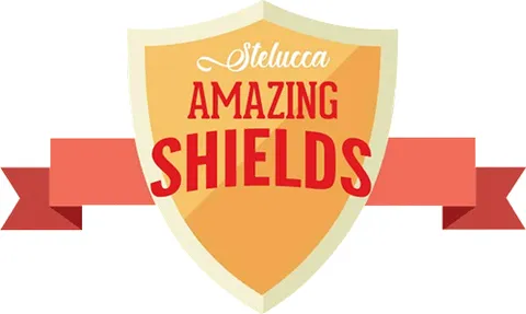 Stelucca Amazing Shields logo